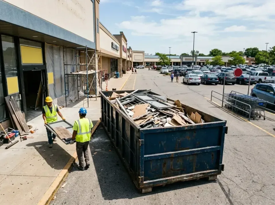 retail-store-renovation-debris-003 — frequently asked questions, Roll-off Dumpster Rentals in Milford Mill, MD